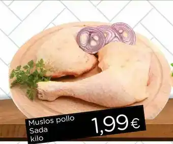 Supermercados Piedra Muslos Pollo Sada oferta