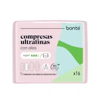 Clarel Compresa ultrafinas normal con alas bonté 16 uds oferta