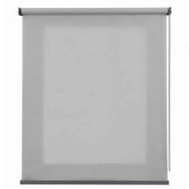 BricoCentro Estor roll-up calm plata 80x250cm oferta