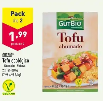 ALDI Gutbio Tofu ecológico 2 x 125-200g oferta