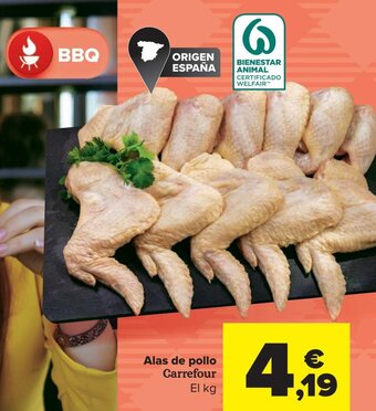 Carrefour Alas de pollo Carrefour El kg oferta