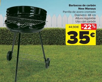 Carrefour Barbacoa de carbón New Manaus oferta