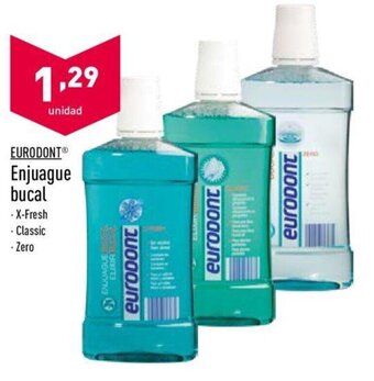 ALDI Eurodont Enjuage bucal oferta
