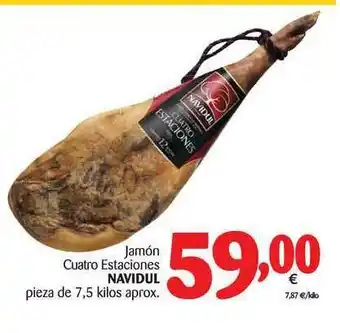 Alimerka Navidul Jamón Cuatro Estaciones pieza de 7,5 kilos oferta