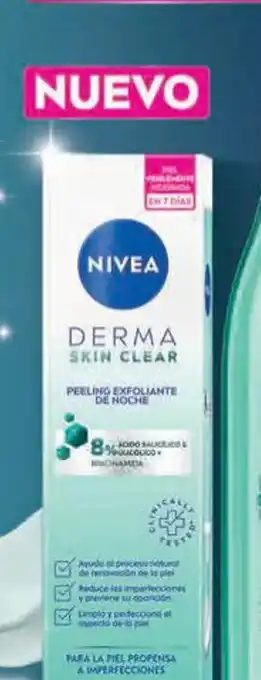 E.Leclerc EXFOLIANTE PEELING DE NOCHE "NIVEA DERMA SKIN CLEAR". oferta