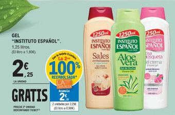 E.Leclerc GEL "INSTITUTO ESPAÑOL". oferta