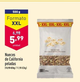 ALDI Nueces de California peladas 500g oferta