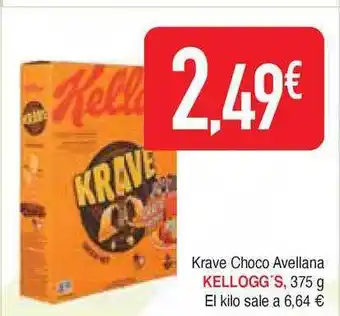 Masymas Kellogg's Krave Choco Avellana 375g oferta