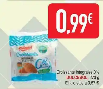Dulcesol Croissants Integrales 0% 270g