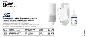 Staples Kalamazoo Dispensador y jabón de manos en espuma y líquido Máxima comodidad e higiene oferta