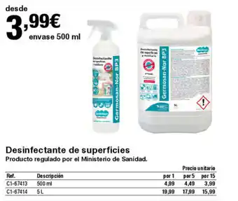 Staples Kalamazoo Desinfectante de superficies oferta