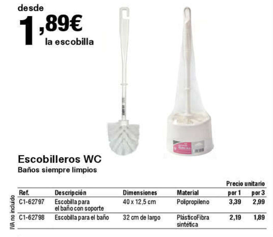Staples Kalamazoo Escobilleros WC oferta