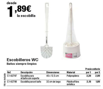 Staples Kalamazoo Escobilleros WC oferta