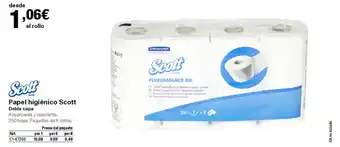 Staples Kalamazoo Papel higiénico Scott oferta