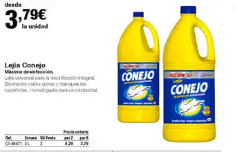 Staples Kalamazoo Lejía Conejo oferta