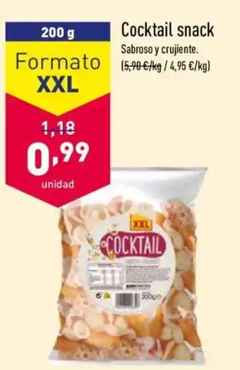 ALDI Cocktail snack 200g oferta