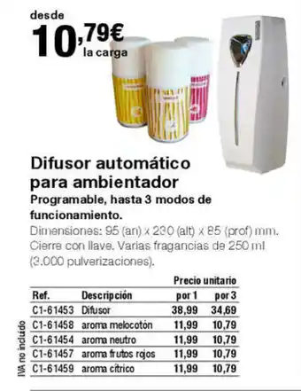 Staples Kalamazoo Difusor automático para ambientador oferta