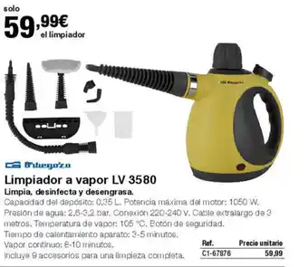 Staples Kalamazoo Limpiador a vapor LV 3580 oferta