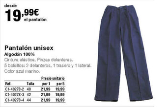 Staples Kalamazoo Pantalón unisex oferta