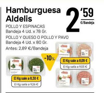 Hamburguesa Aldelis