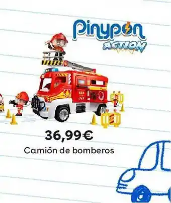 ToysRus Pinypon Action Camión De Bomberos oferta