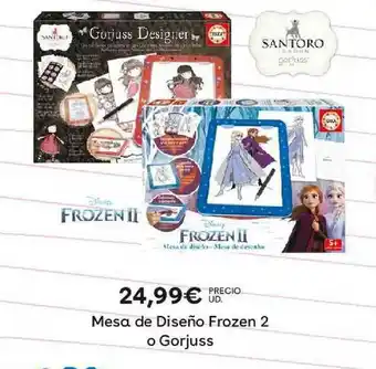 ToysRus Frozen Mesa De Diseño 2 O Gorjuss oferta