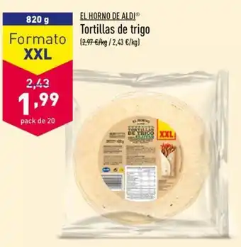 ALDI El Horno De Aldi Tortillas de trigo 820g oferta