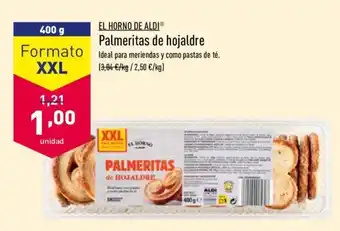 ALDI El Horno De Aldi Palmeritas de hojaldre 400g oferta