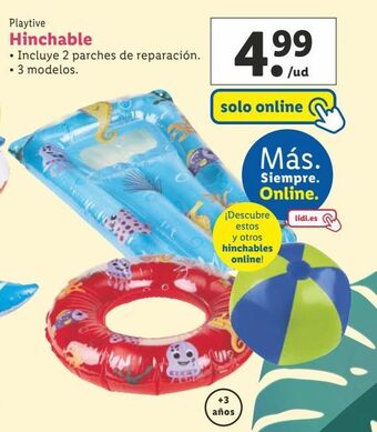 Lidl Colchoneta de playa playtive oferta