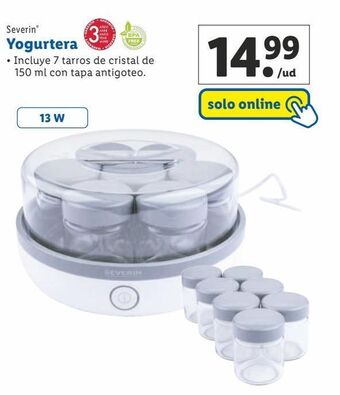 Lidl Yogurtera severin oferta