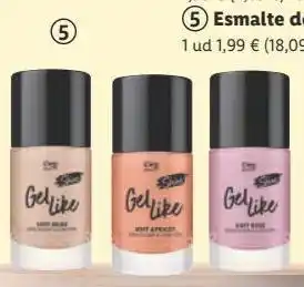 Lidl Esmalte de uñas cien oferta