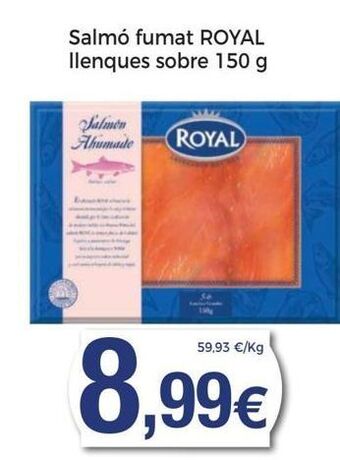Supermercats Jespac Salmón ahumado royal oferta