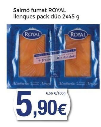 Supermercats Jespac Salmón ahumado royal oferta