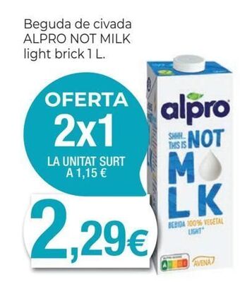 Supermercats Jespac Bebidas alpro oferta