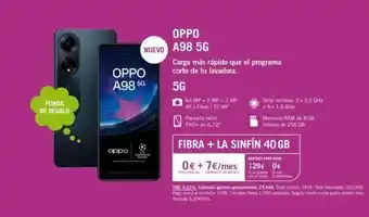 Yoigo Funda de regalo oppo a98 5g oppo dream lean nuevo oppo a98 5g pantalla táctil fhd+ de 6,72 carga más rápido que el pro oferta