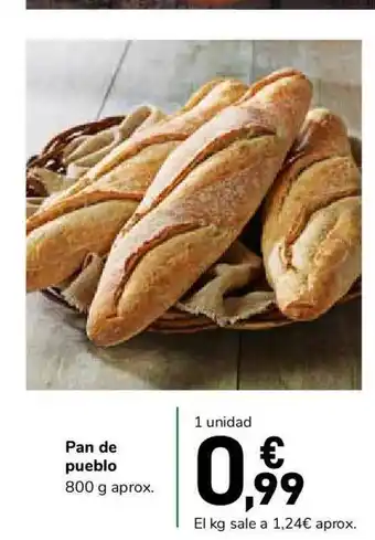 Carrefour Express Pan De Pueblo 800g oferta