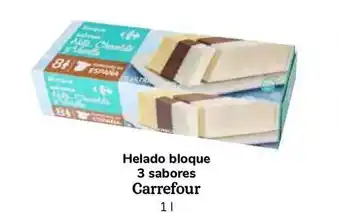 Carrefour Express Helado Bloque 3 Sabores Carrefour 1L oferta