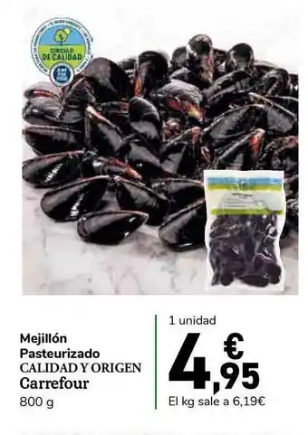 Carrefour Express Mejillón Pasteurizado Calidad Y Origen Carrefour 800g oferta