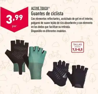 ALDI Active Touch Guantes de ciclista oferta