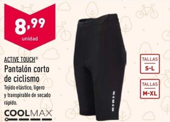 ALDI Active Touch Pantalón corto de ciclismo oferta