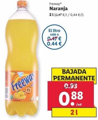 Lidl Refrescos freeway oferta