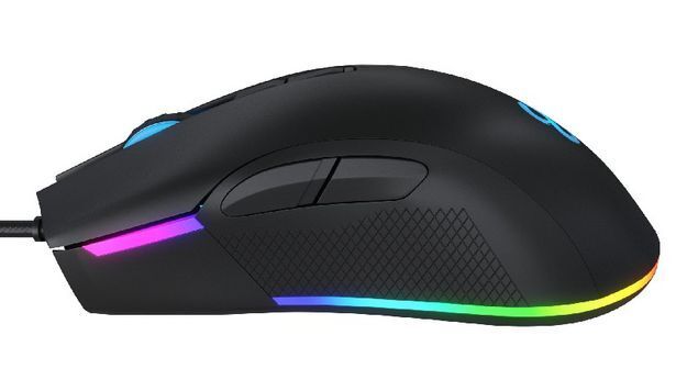 MediaMarkt Ratón gaming - newskill eos, 16000 dpi, retroiluminado, negro oferta