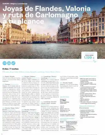 Tui Travel PLC 16 europa - bélgica y luxemburgo joyas de flandes, valonia y ruta de carlomagno a tu alcance new✔ 8 días / 7 noches brus oferta