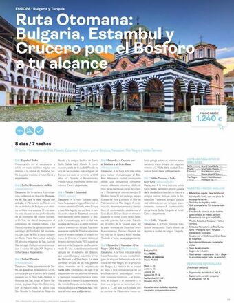 Tui Travel PLC Europa - bulgaria y turquía ruta otomana: bulgaria, estambul y crucero por el bósforo tu alcance new 8 días / 7 noches ⓒs oferta