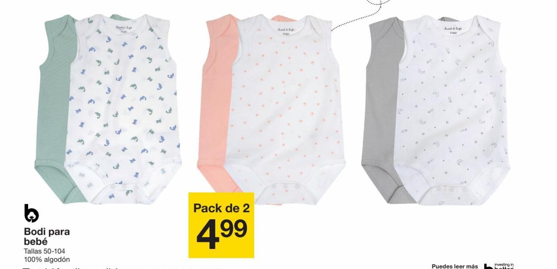 Zeeman Bodi para bebé oferta