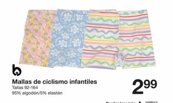 Zeeman Mallas de ciclismo infantiles oferta