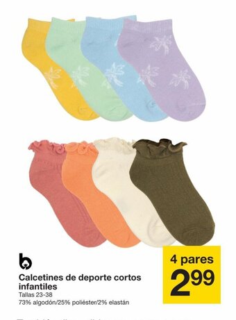 Zeeman Calcetines de deporte cortos infantiles oferta
