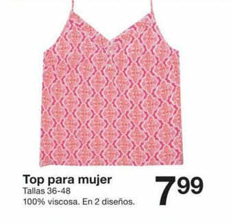 Zeeman Top para mujer oferta