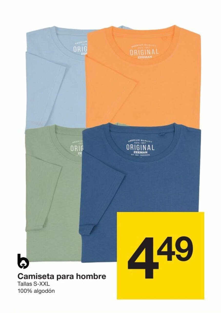 Zeeman Camiseta para hombre oferta