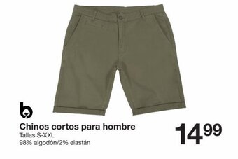 Zeeman Chinos cortos para hombre oferta